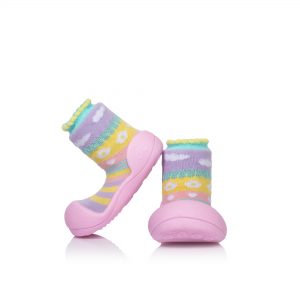 Kapcie dziecięce Attipas Attibebe Pink