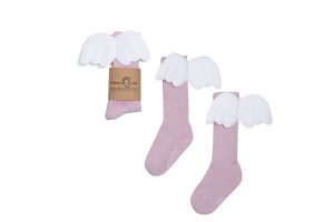 Podkolanówki Mama's Feet Aniołek Lawendowy