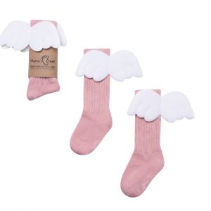 Podkolanówki Mama's Feet Aniołek Różowy