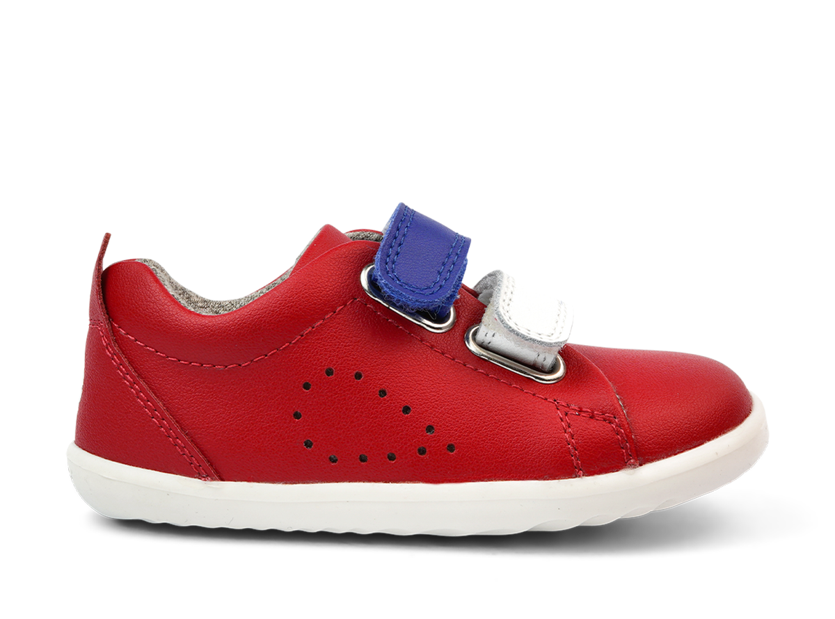 Buty dziecięce Bobux Grass Court Switch Red (Blueberry + White)