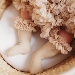 Podkolanówki Mama's Feet Tutu Beż