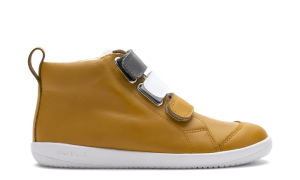 Buty zimowe dziecięce Bobux Hi Court Switch Arctic Butterscotch (White + Smoke)