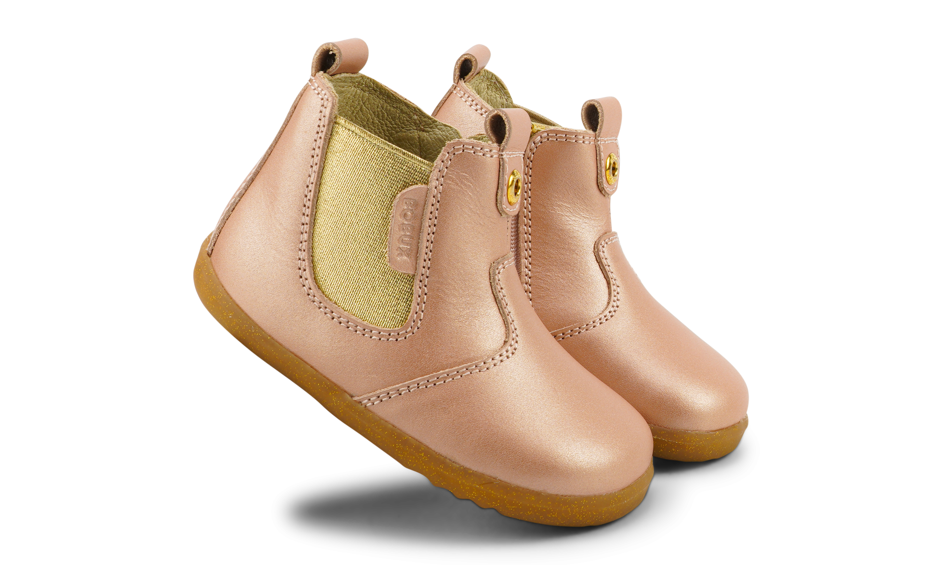 Buty dziecięce Bobux Jodhpur Rose Gold 620839