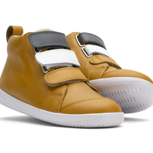 Buty zimowe dziecięce Bobux Hi Court Switch Arctic Butterscotch (White + Smoke)