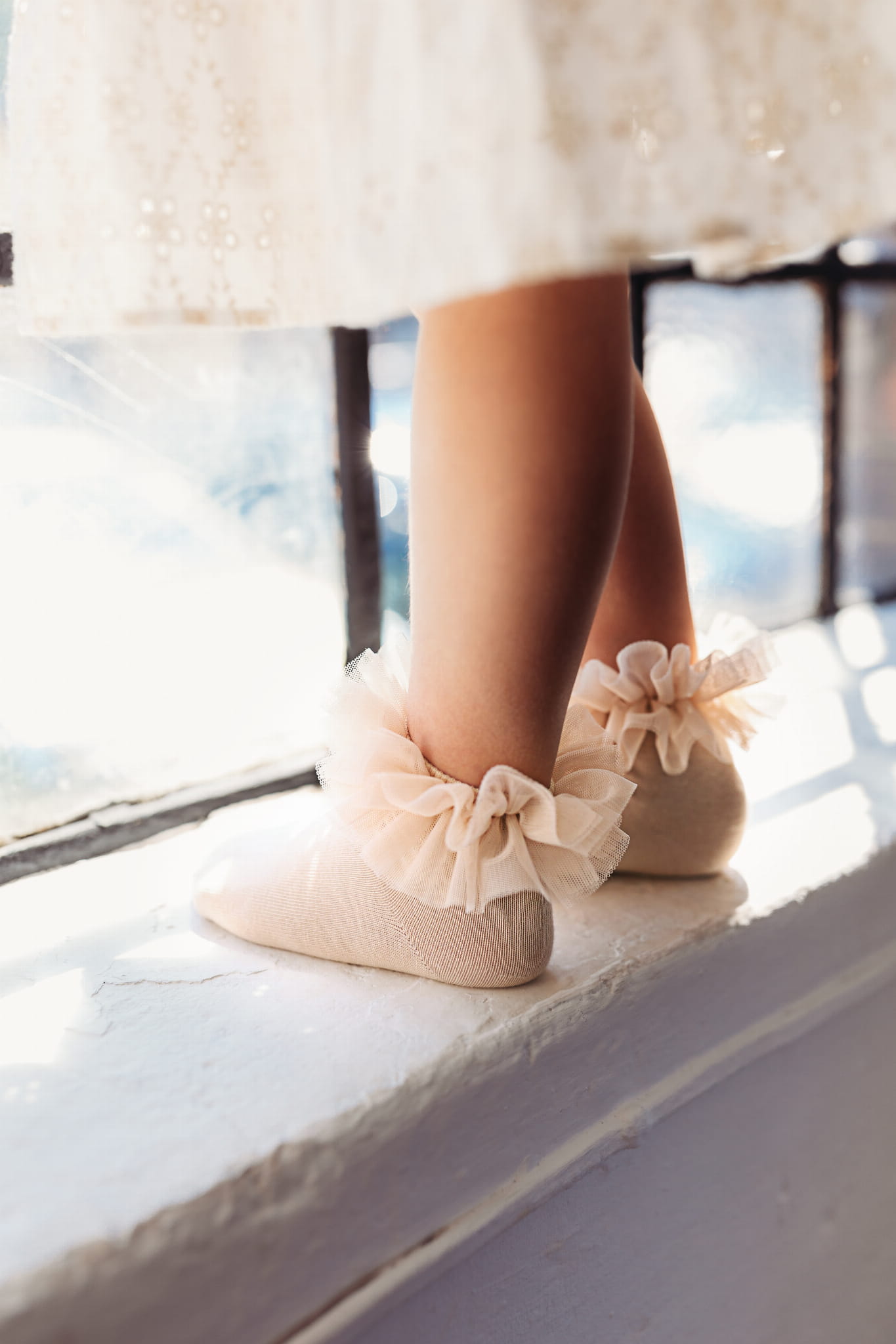 Skarpetki Mama's Feet Tutu Beżowe