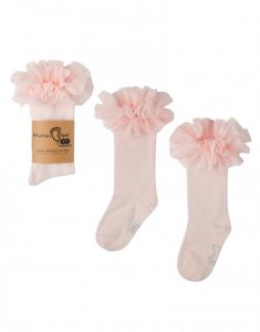 Podkolanówki Mama's Feet Tutu Pudrowy Róż