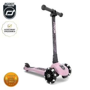 Scoot and ride HIGHWAYKICK 3 LED - Rose
