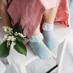 Skarpetki Mama's Feet Vintage love Mięta