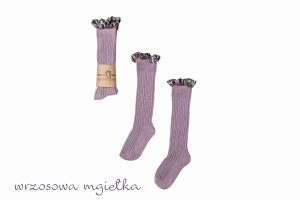 Podkolanówki Mama's Feet Zaczarowany ogród Wrzosowa Mgiełka