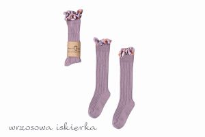 Podkolanówki Mama's Feet Zaczarowany ogród Wrzosowa Iskierka