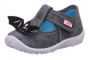 Kapcie Superfit Spotty 1-009256-2020 Ciemno szare