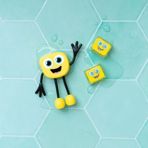 Glo Pals Postać do kąpieli Alex zestaw z 2 kostkami sensorycznymi 3+