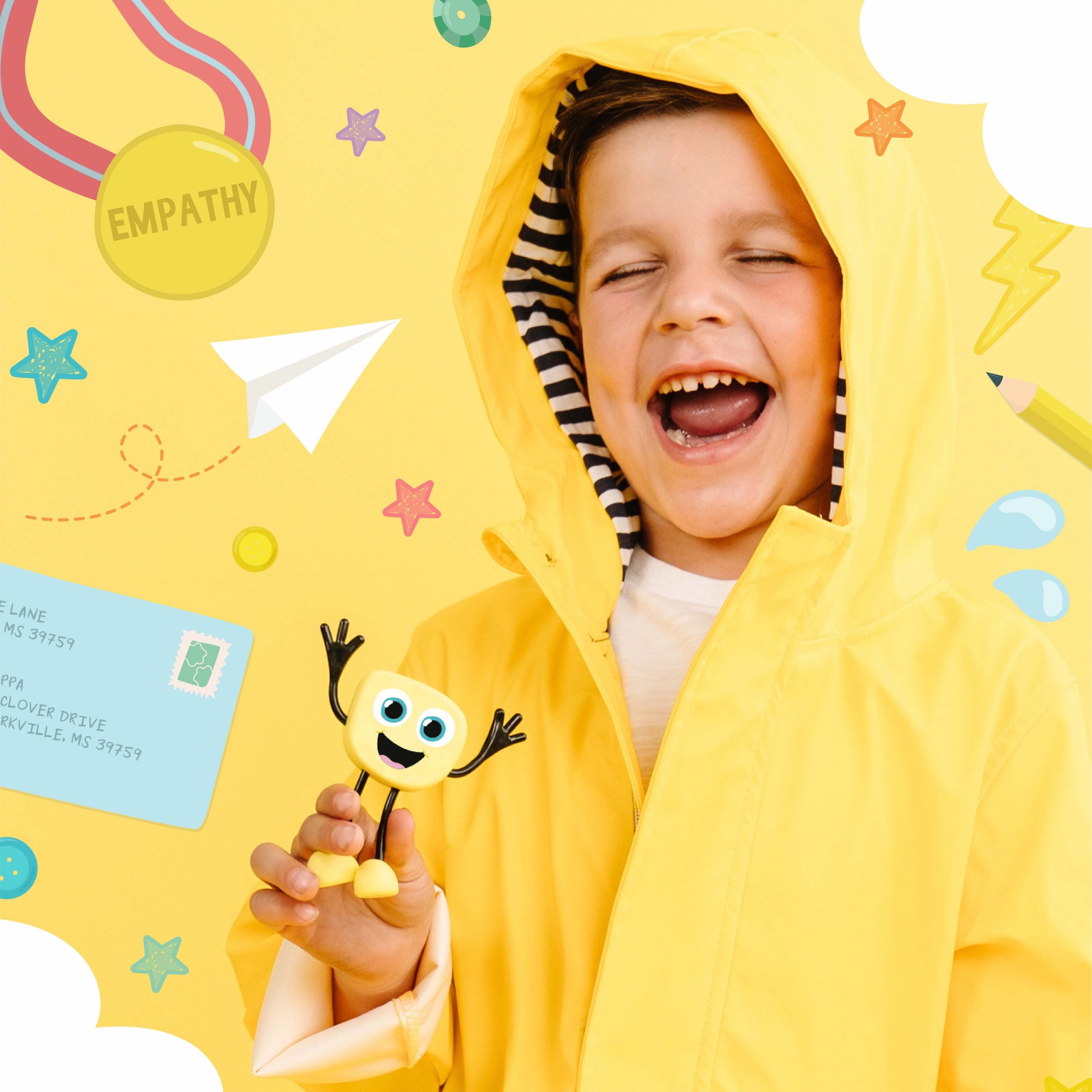 Glo Pals Postać do kąpieli Alex zestaw z 2 kostkami sensorycznymi 3+