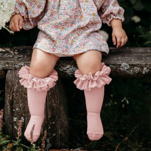 Podkolanówki Mama's Feet Tutu Róż