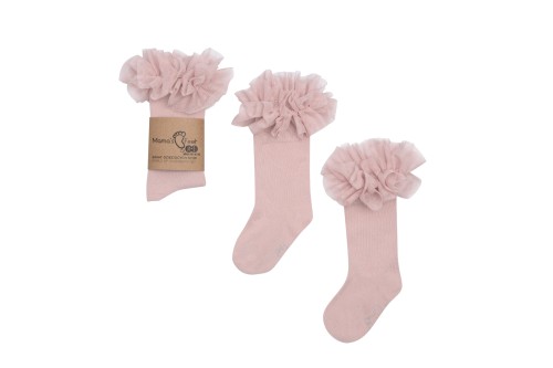 Podkolanówki Mama's Feet Tutu Róż