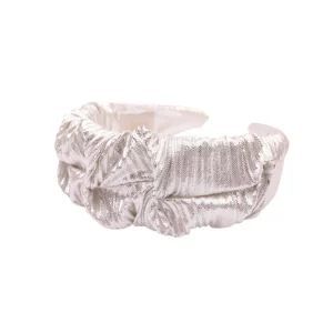 Opaska Marszczulka Ul&ka silver rib