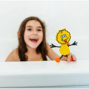 Glo Pals, Postać do kąpieli Wielki Ptak - zestaw z dwiema kostkami sensorycznymi świecącymi w wodzie