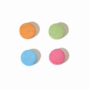 MINI U Tabletki do kąpieli Fizzy Plops w 4 kolorach