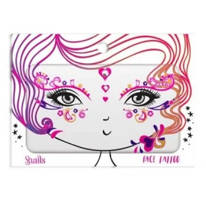Snails Naklejki na twarz Face Tattoo Queen Of Hearts