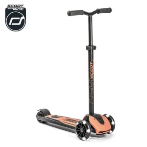 Scoot and ride Hulajnoga trójkołowa Highwaykick 5 Peach LED