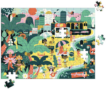 Auzou Puzzle Bom dia Rio De Janeiro 130 el.
