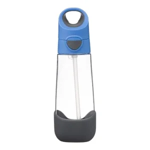 B.box Bidon tritanowy ze słomką 600ml Blue Slate