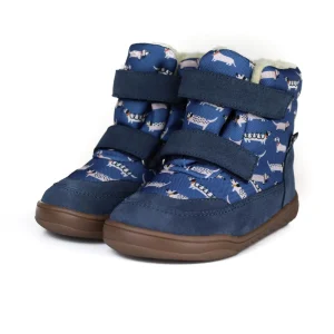 Śniegowce Barefoot Mido 62-01/72-01 ; 62-07/72-07 Doggy blue membrana