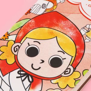 mierEdu Kieszonkowa kolorowanka akwarelowa z pędzelkiem - Bajki i baśnie