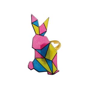 Janod Zestaw kreatywny do tworzenia biżuterii z kurczliwego plastiku Geometrix 8+