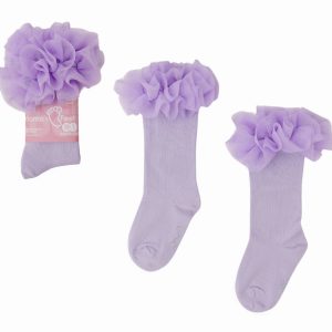 Podkolanówki Mama's Feet Tutu Fiołek