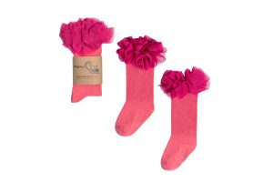 Podkolanówki Mama's Feet Tutu Fuksja