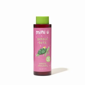 MINI U Naturalny bąbelkowy płyn do kąpieli truskawka 0+