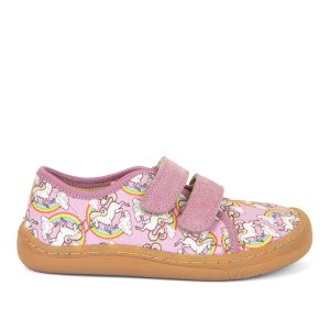 Trampki-Kapcie Froddo Barefoot Canvas G1700379-4 Jednorożce