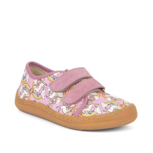 Trampki-Kapcie Froddo Barefoot Canvas G1700379-4 Jednorożce