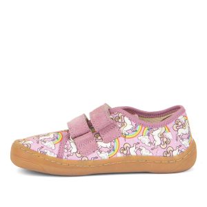 Trampki-Kapcie Froddo Barefoot Canvas G1700379-4 Jednorożce