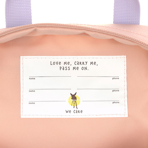 Lassig Plecak mini kwadratowy Little Gang Cherry peach