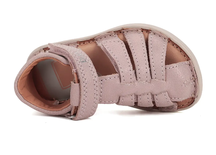 Sandały skórzane D.D.Step barefoot G076-51736BM Baby Pink