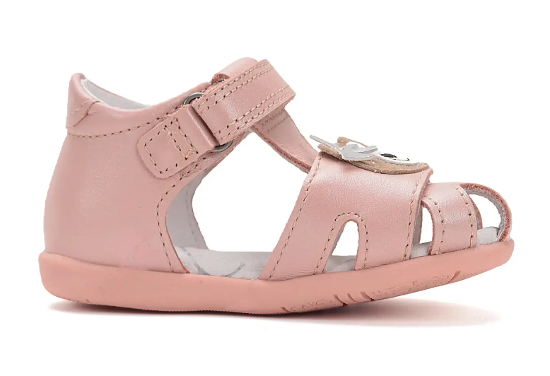 Sandały skórzane D.D.Step G075-51284D Baby Pink