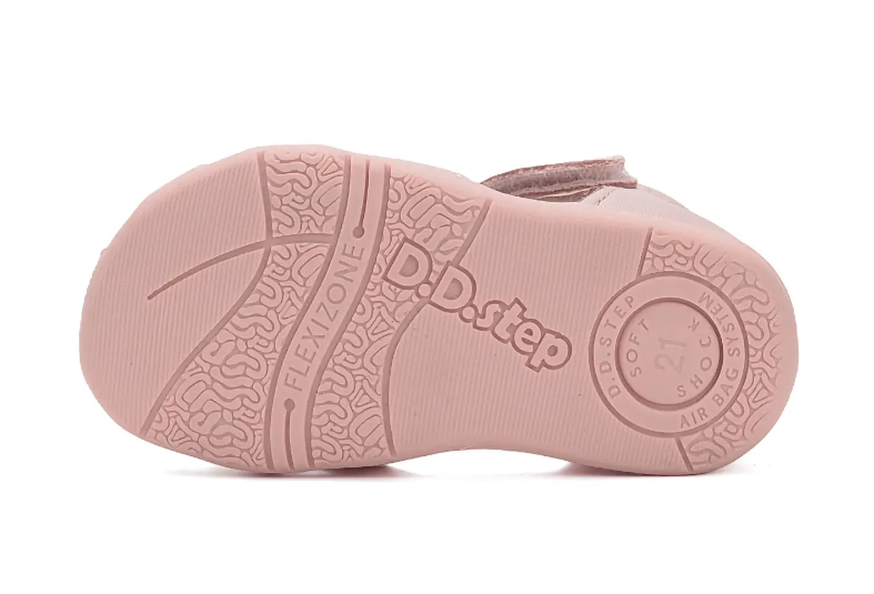 Sandały skórzane D.D.Step G075-51284D Baby Pink