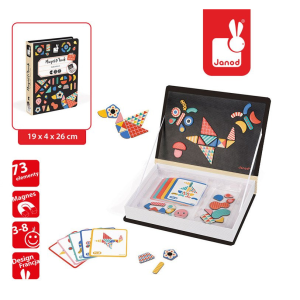 Janod Magnetyczna układanka Kształty Magnetibook