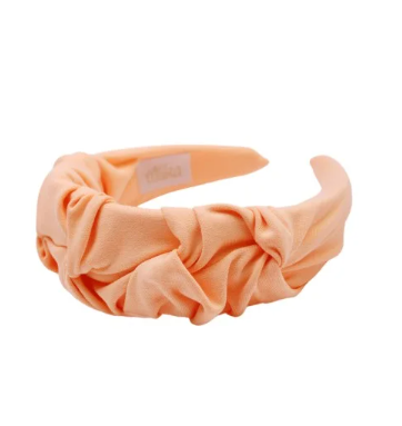 Ul&Ka Opaska dla dziewczynki Marszczulka Peach Fuzz