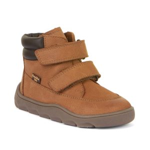 Trzewiki chłopięce Froddo Barefoot Zeru G2110150-3 Cognac brązowy FroddoTex