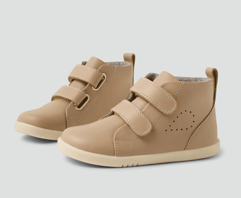 Buty dziecięce Bobux Grass Court High Warm Taupe 650819