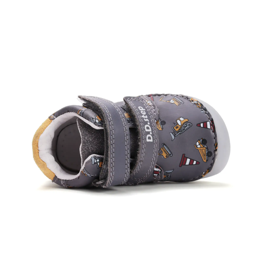 Trzewiki skórzane S070-52480A Dark Grey
