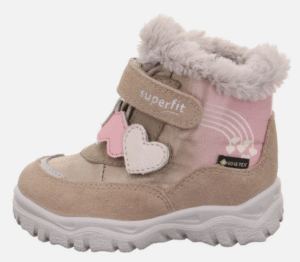 Śniegowce wodoodporne Superfit Husky+ 1-006061-4000 Beżowy / Rożowy Gore-Tex