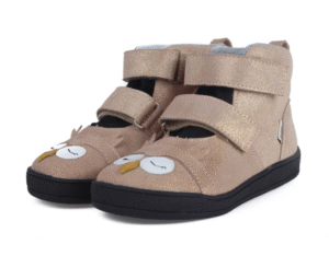 Trzewiki z membraną Mido Barefoot 62-05 / 72-05 Puder Satyna Sowa