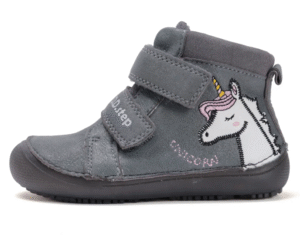 Trzewiki D.D.Step Barefoot A063-52815 Grey – świecące w ciemności