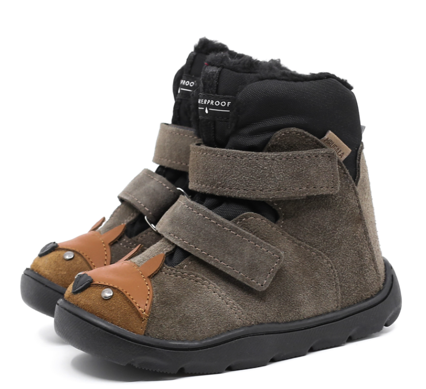 Śniegowce MRUGAŁA Heli Barefoot Fox Grey membrana TE-POR