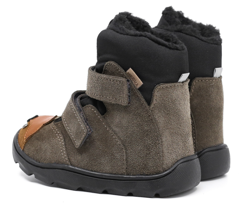 Śniegowce MRUGAŁA Heli Barefoot Fox Grey membrana TE-POR
