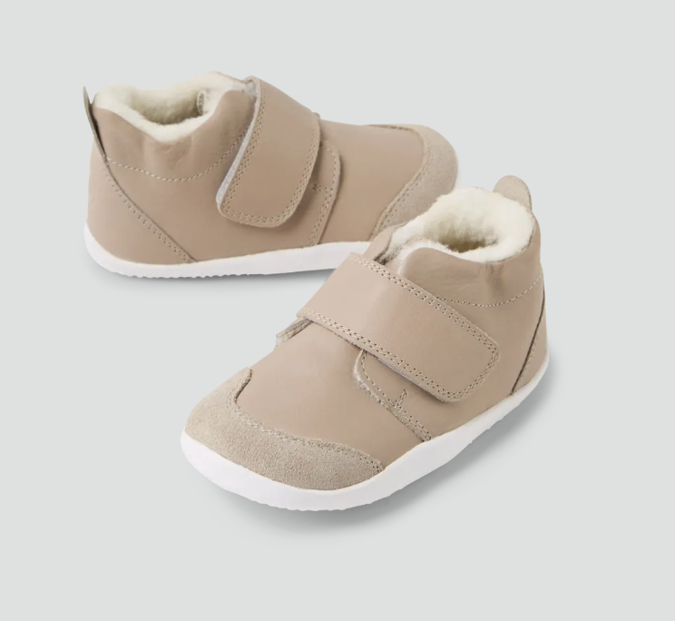 Buty do nauki chodzenia Bobux Rover Arctic Taupe 512605 ocieplane
